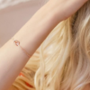 14K Gold Plated Forever Love Knot Infinity Bracelets for Women | Gold Bracelet for Women - Image 3
