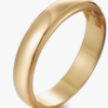 Gold Polished Chunky Twisted Hinged Waterdrop Bangle Bracelet for Women Spiraled Oval Bangle Bracelet