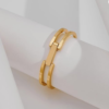 Elevate your style with this stunning Gold Bangle Bracelet for Women. - Image 2