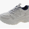 The round toe and retro design elements give these sneakers