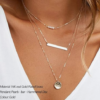 Dainty Layered Choker Necklace, Handmade 14K Gold Plated - Image 2